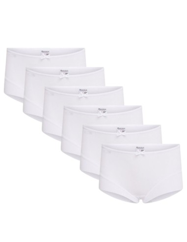 Beeren Meisjes short Elegance 6Pack Wit
