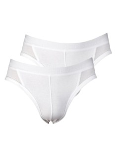 Beeren Heren sportslip Comfort Feeling 2Pack Wit