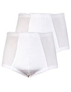 Beeren Heren tailleslip Startex met gulp 2Pack Wit
