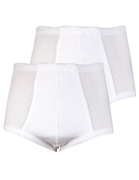 Beeren Heren tailleslip Startex met gulp 2Pack Wit Beeren Heren tailleslip Startex met gulp 2Pack Wit