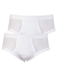 Beeren heren slip met gulp 2Pack Wit
