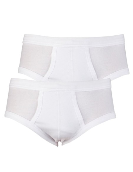 Beeren heren slip met gulp 2Pack Wit