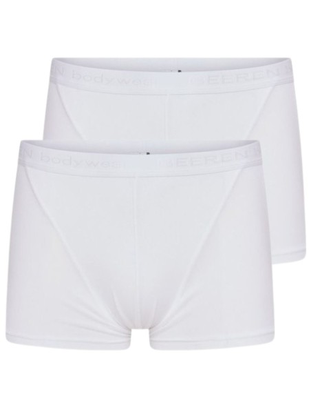 Beeren Heren boxershort Young (zachte micro stof) 2Pack Wit