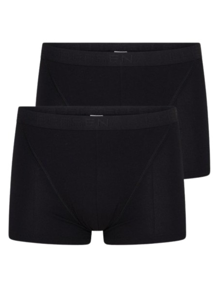 Beeren Heren boxershort Young (zachte micro stof) 2Pack Zwart