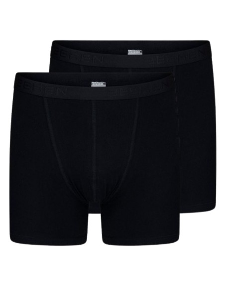 Beeren Heren boxershort Roger 2Pack Zwart