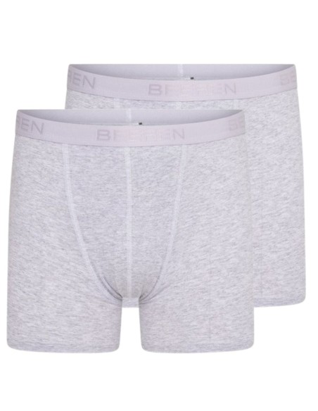 Beeren Heren boxershort Roger 2Pack Grijs Beeren Heren boxershort Roger 2Pack Grijs
