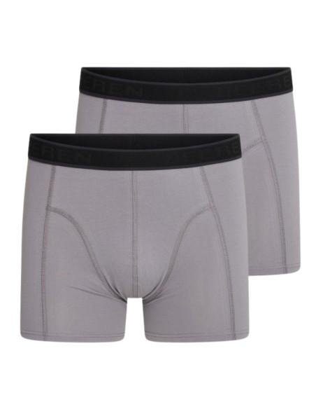 Beeren Heren boxershort Cotton Stretch Hugo 2Pack Grijs Beeren Heren boxershort Cotton Stretch Hugo 2Pack Grijs