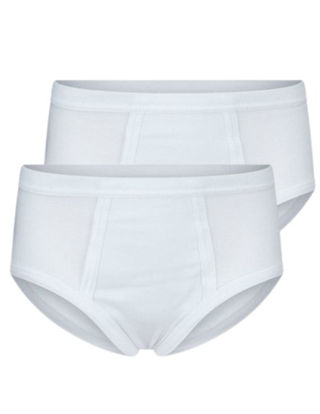 Beeren Jongens slip met gulp M3000 2Pack Wit