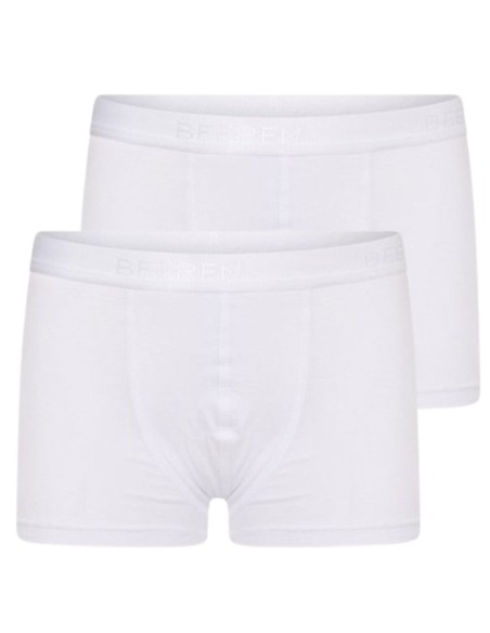 Beeren Jongens boxershort Comfort Feeling 2Pack Wit