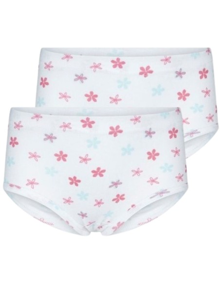 Beeren Meisjes slip Liesje 2Pack Wit Beeren Meisjes slip Liesje 2Pack Wit