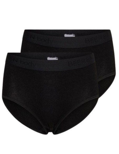 Beeren Meisjes slip Comfort Feeling 2Pack Zwart