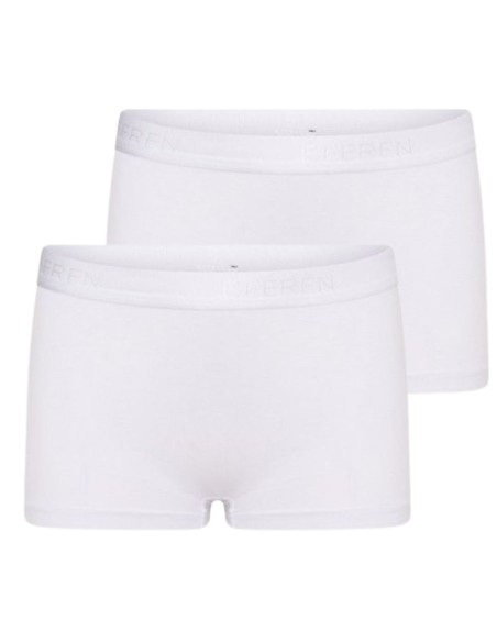Beeren Meisjes boxershort Comfort Feeling 2Pack Wit