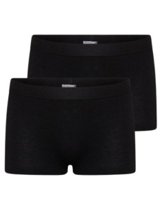 Beeren Meisjes boxershort Comfort Feeling 2Pack Zwart