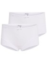 Beeren Meisjes short Elegance 2Pack Wit