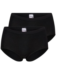 Beeren Dames slip Maxi Comfort Feeling 2Pack Zwart
