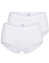 Beeren Dames slip Midi Comfort Feeling 2Pack Wit