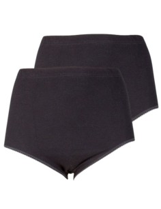 Beeren Dames tailleslip (Maxi) Briljant 2Pack Zwart