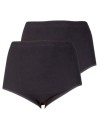 Beeren Dames tailleslip (Maxi) Briljant 2Pack Zwart