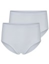 Beeren Dames heupslip (Midi) Briljant 2Pack Wit