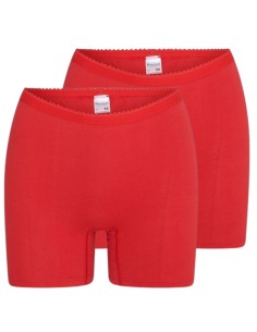 Beeren Dames boxershort Softly met lange pijp 2Pack Rood