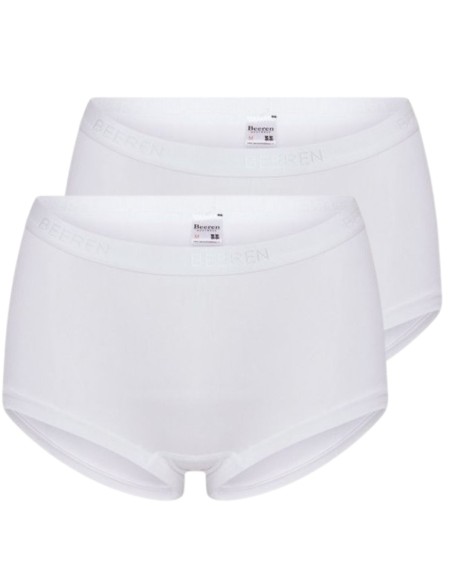Beeren Dames short Young 2Pack Wit