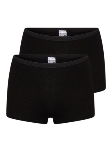 Beeren Dames boxershort Comfort Feeling 2Pack Zwart