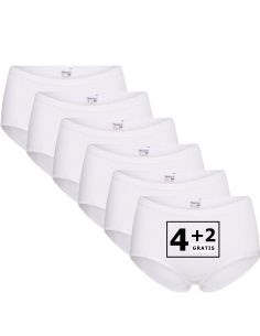 Beeren Dames slip Maxi Comfort Feeling 6Pack Wit