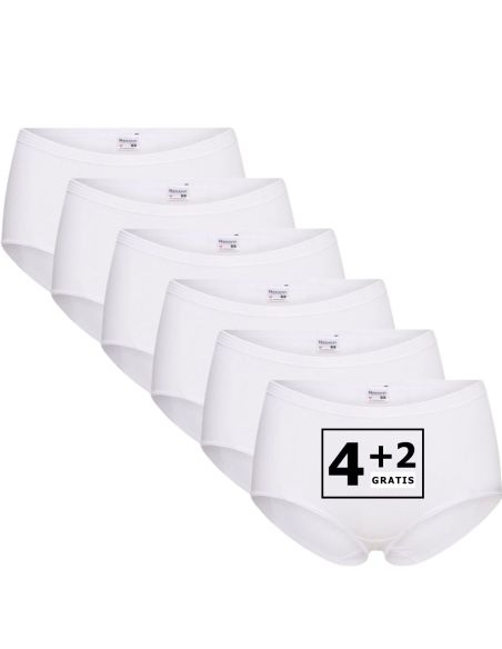 Beeren Dames slip Maxi Comfort Feeling 6Pack Wit