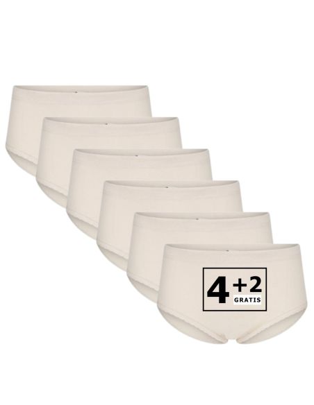 Beeren Dames slip Belinda 6Pack Beige
