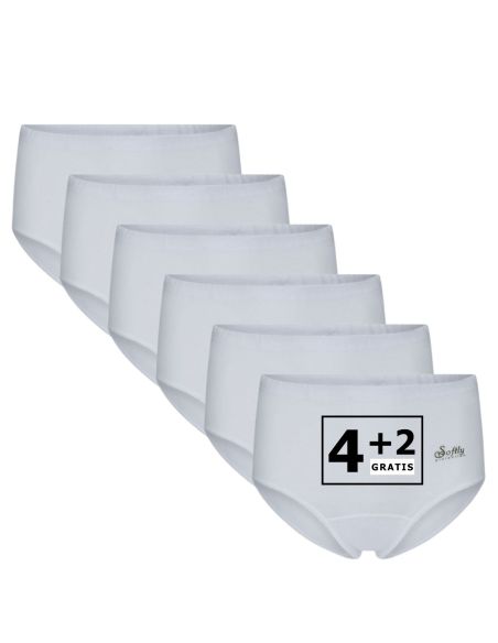 Beeren Dames tailleslip Julia 6Pack Wit