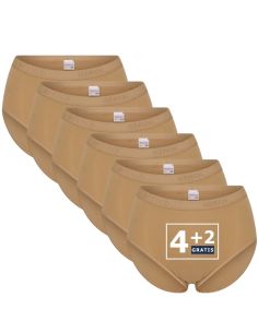 Beeren Dames tailleslip Young 6Pack Beige