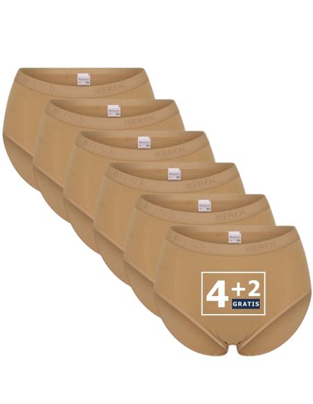 Beeren Dames tailleslip Young 6Pack Beige