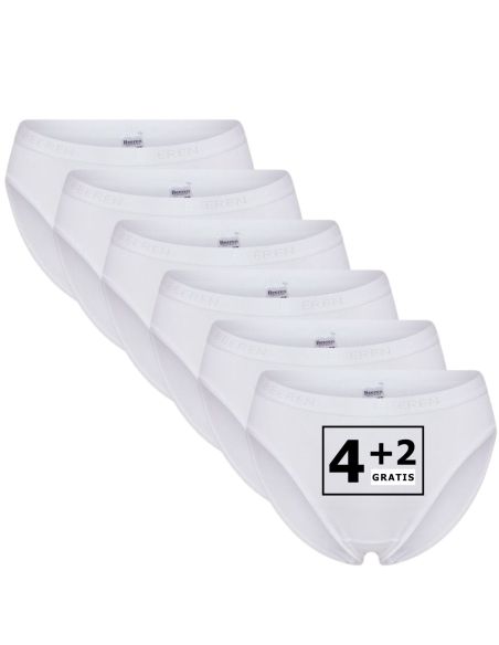 Beeren Dames heupslip Young 6Pack Wit