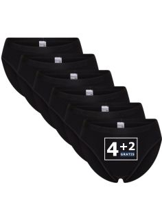 Beeren Dames heupslip Young 6Pack Zwart