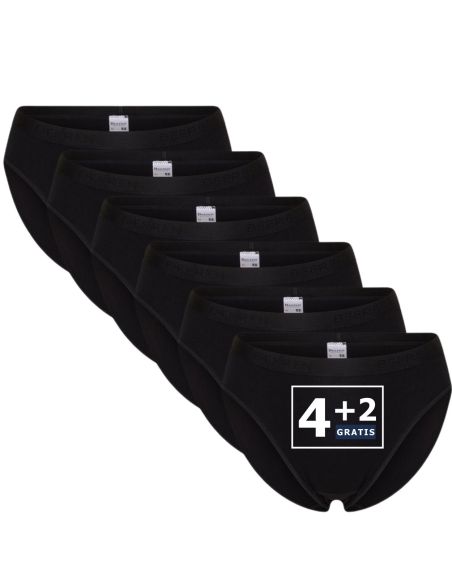 Beeren Dames heupslip Young 6Pack Zwart