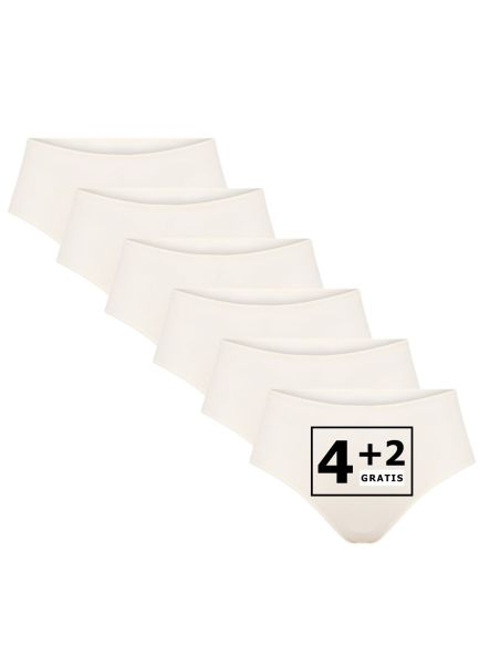Beeren Dames Maxi String Elegance 6Pack Ivoor