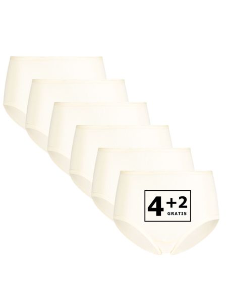 Beeren Dames Elegance Maxi Slip 6Pack Ivoor