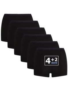 Beeren Dames Panty Softly 6Pack Zwart