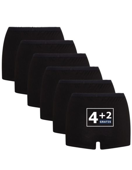 Beeren Dames Panty Softly 6Pack Zwart