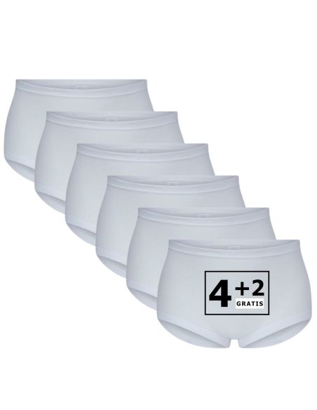 Beeren Dames pantyslip Diana 6Pack Wit