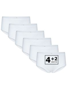Beeren Meisjes slip Patricia 6Pack Wit