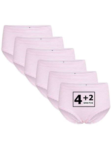 Beeren Meisjes slip Cindy 6Pack Roze