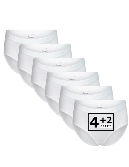 Beeren Meisjes slip Comfort Feeling 6Pack Wit