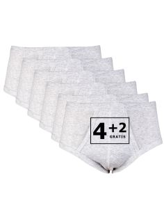 Beeren Heren slip met gulp M3000 6Pack Grijs