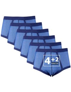 Beeren Heren slip met gulp M2000 6Pack Blauw