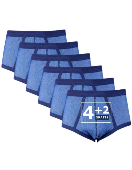 Beeren Heren slip met gulp M2000 6Pack Blauw