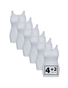 Beeren Dames hemd Carola 6Pack Wit