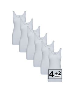 Beeren Dames hemd Briljant 6Pack Wit