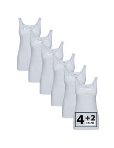 Beeren Dames hemd Viola 6Pack Wita