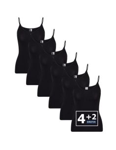 Beeren Dames Top Young 6Pack Zwart